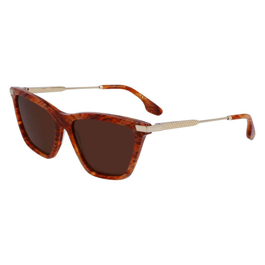 Victoria Beckham VB663S Brown Acetate Sunglasses
