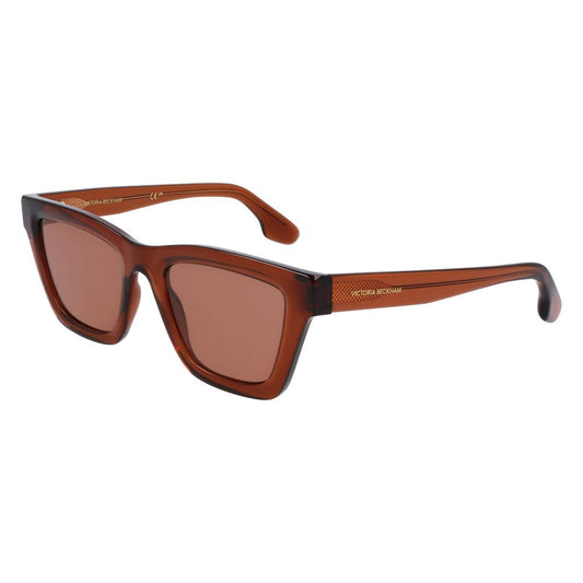 Victoria Beckham VB656S Brown Injected Sunglasses for Women