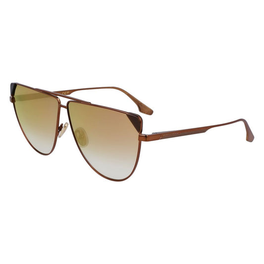 Victoria Beckham VB239S6309230 Brown Metal Sunglasses