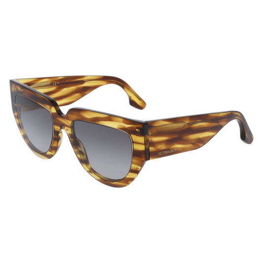 Victoria Beckham VB679S5319224 Brown Acetate Sunglasses