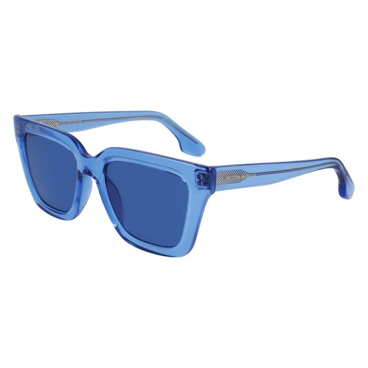 Victoria Beckham VB644S Blue Injected Sunglasses for Women