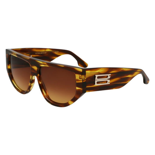 Victoria Beckham VB676S5514224 Brown Acetate Sunglasses