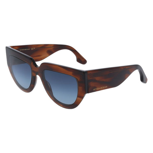 Victoria Beckham VB679S5319227 Brown Acetate Sunglasses