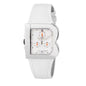 Laura Biagiotti White Leather Dress Watch