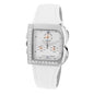 Laura Biagiotti White Leather Dress Watch