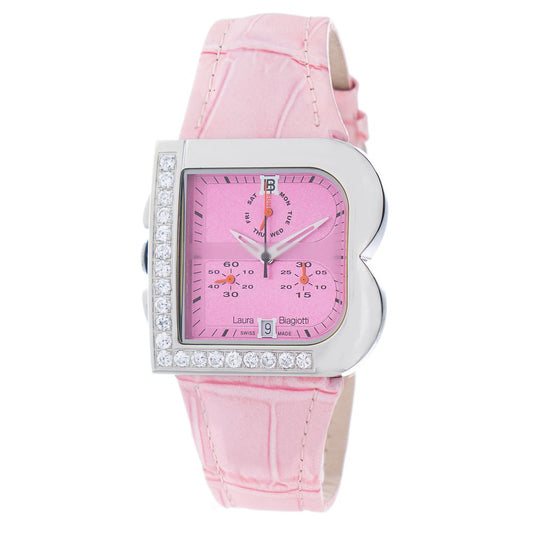 Montre de soirée en cuir multicolore Laura Biagiotti