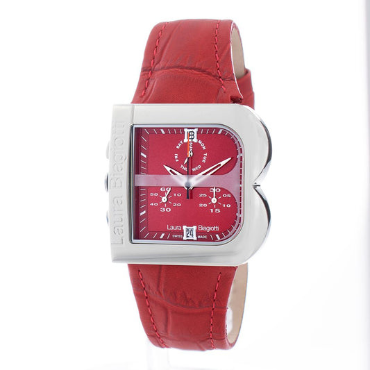 Montre de soirée en cuir multicolore Laura Biagiotti