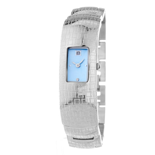 Montre de soirée en acier inoxydable argenté Laura Biagiotti