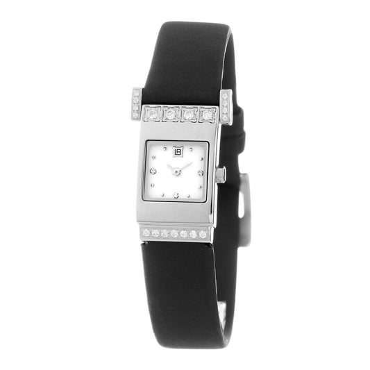 Montre Bracelet en Caoutchouc Noir Laura Biagiotti