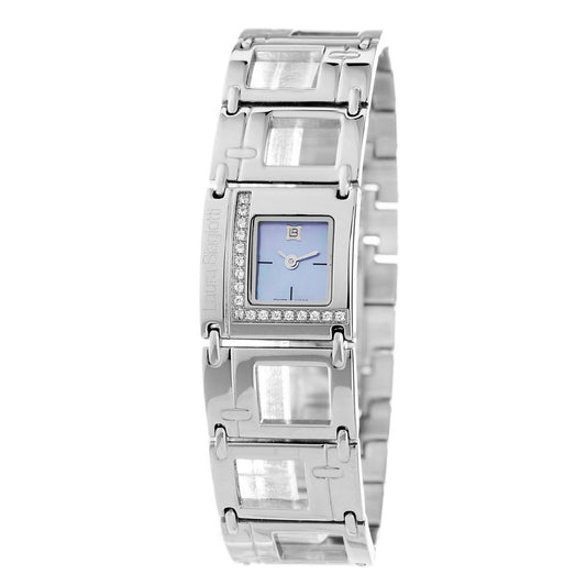 Montre de soirée en acier inoxydable argenté Laura Biagiotti