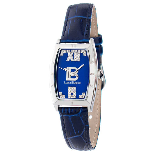 Montre de Luxe en Cuir Bleu Laura Biagiotti - Élégance et Précision