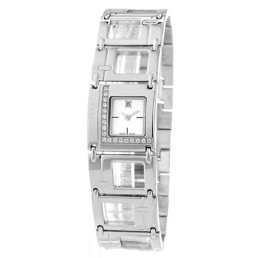 Montre Bracelet en Acier Inoxydable Argent Laura Biagiotti