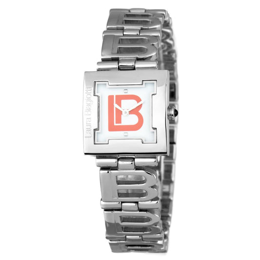 Montre Bracelet en Acier Inoxydable Argent Laura Biagiotti