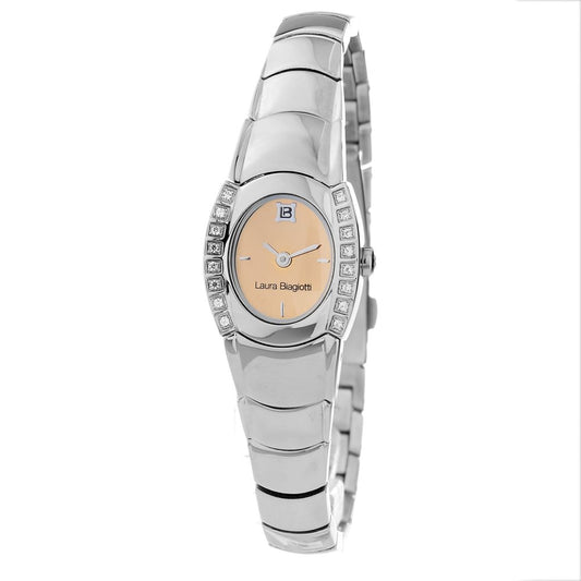 Montre de Soirée en Acier Inoxydable Argent Laura Biagiotti