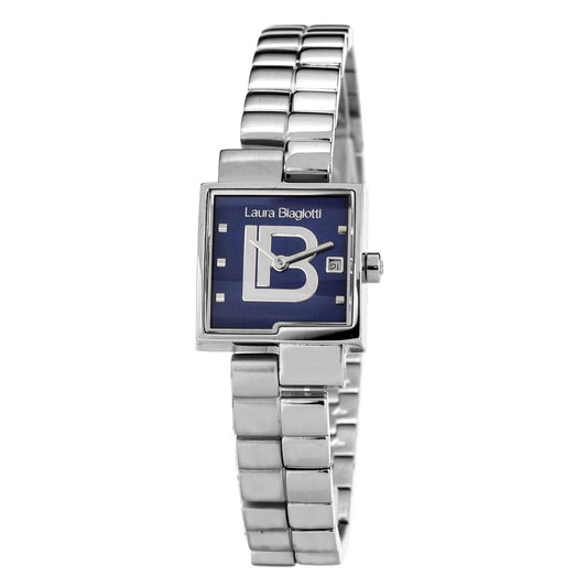 Montre de soirée en acier inoxydable argenté Laura Biagiotti - LBLB0027L01AC