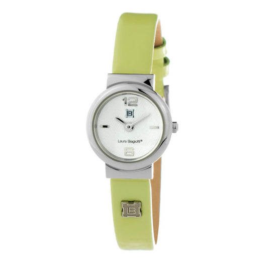 Montre de Soirée Bicolore en Cuir Laura Biagiotti
