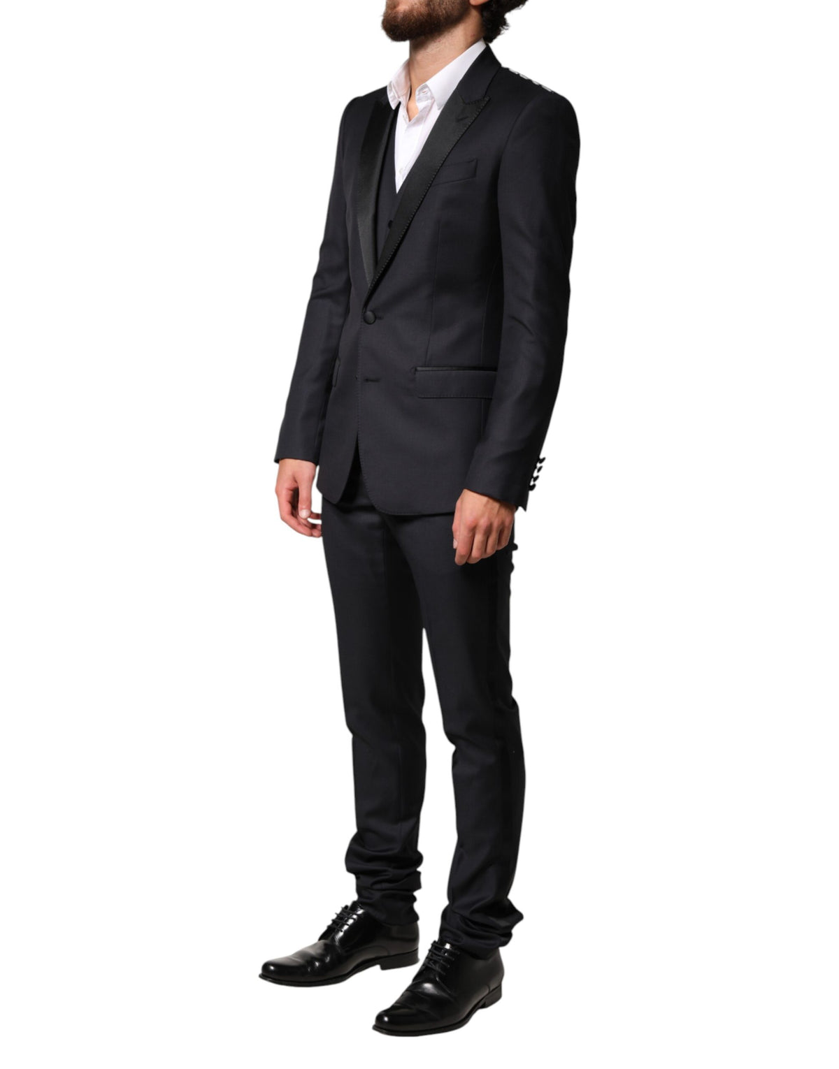 Dolce & Gabbana Costume 3 Pièces Noir en Laine pour Homme