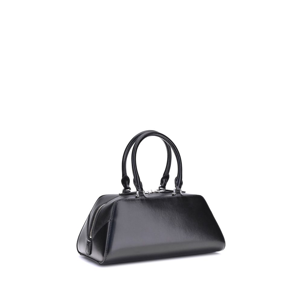 Givenchy Antigona East-West Small Handbag in Black Calf Leather
