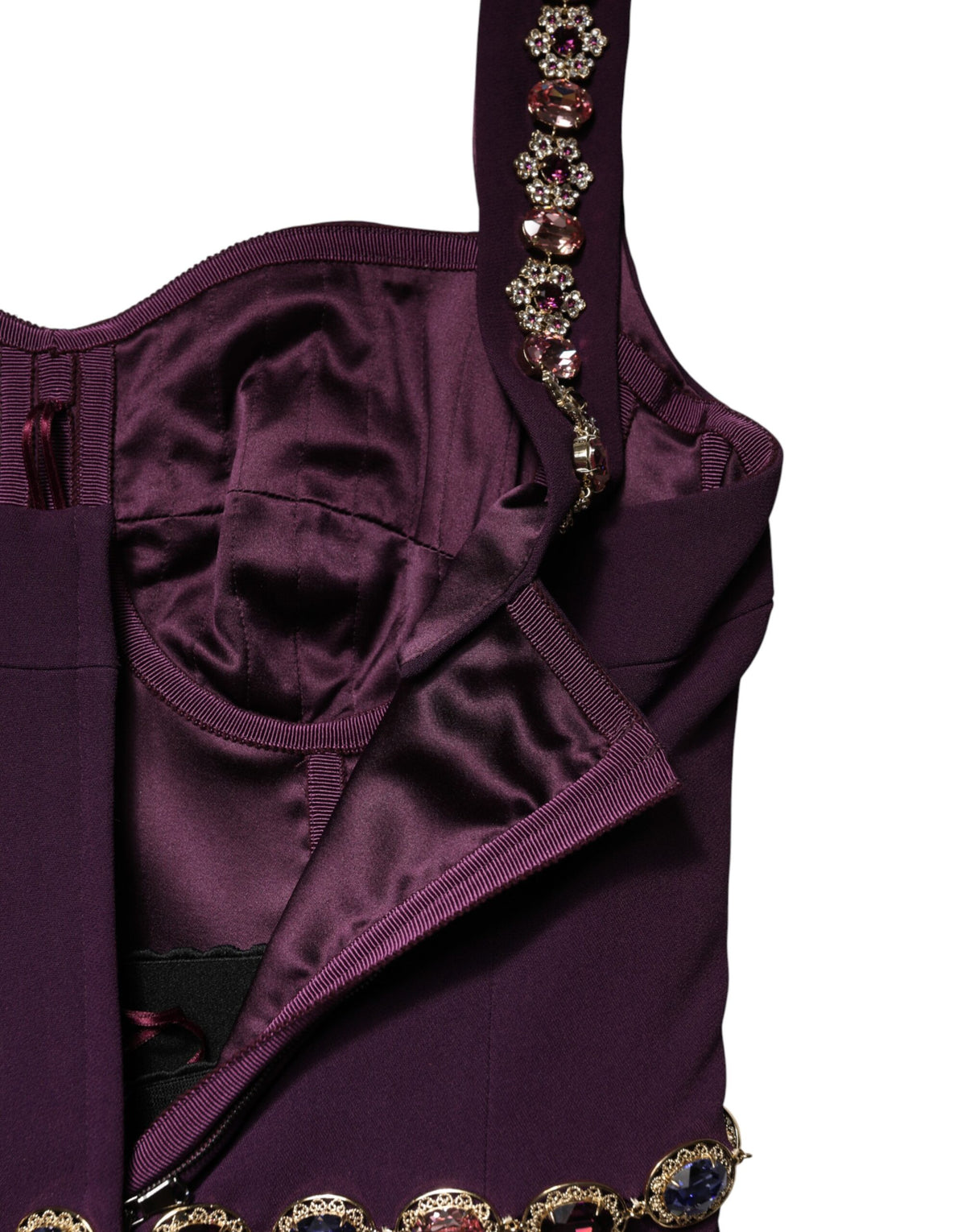 Robe Sirène Violet Embellie Dolce & Gabbana