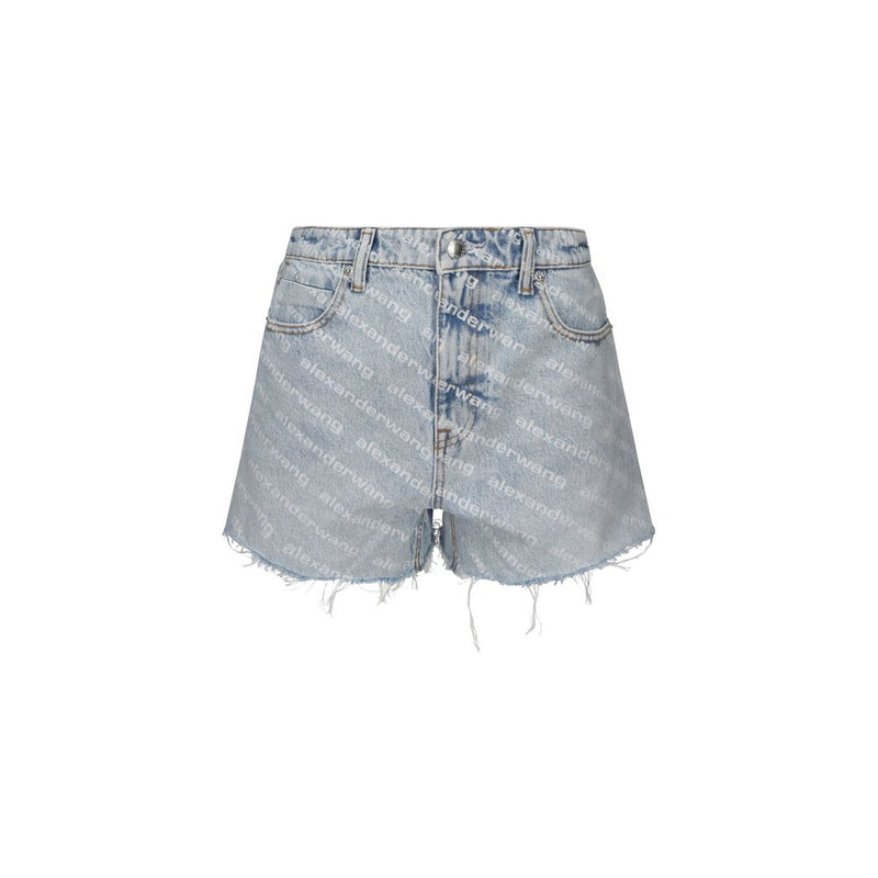 Bermuda en coton bleu Alexander Wang
