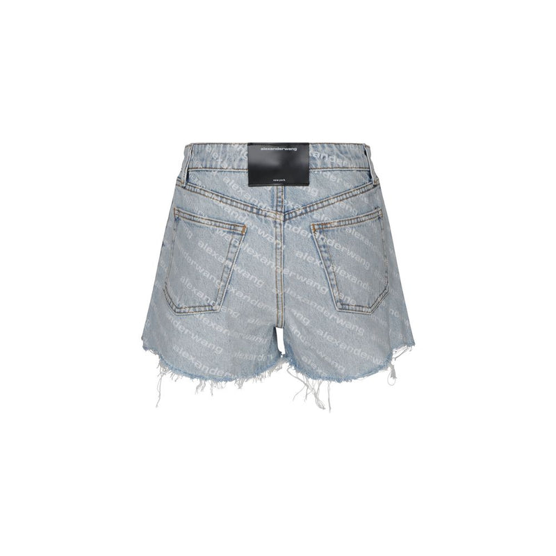 Bermuda en coton bleu Alexander Wang