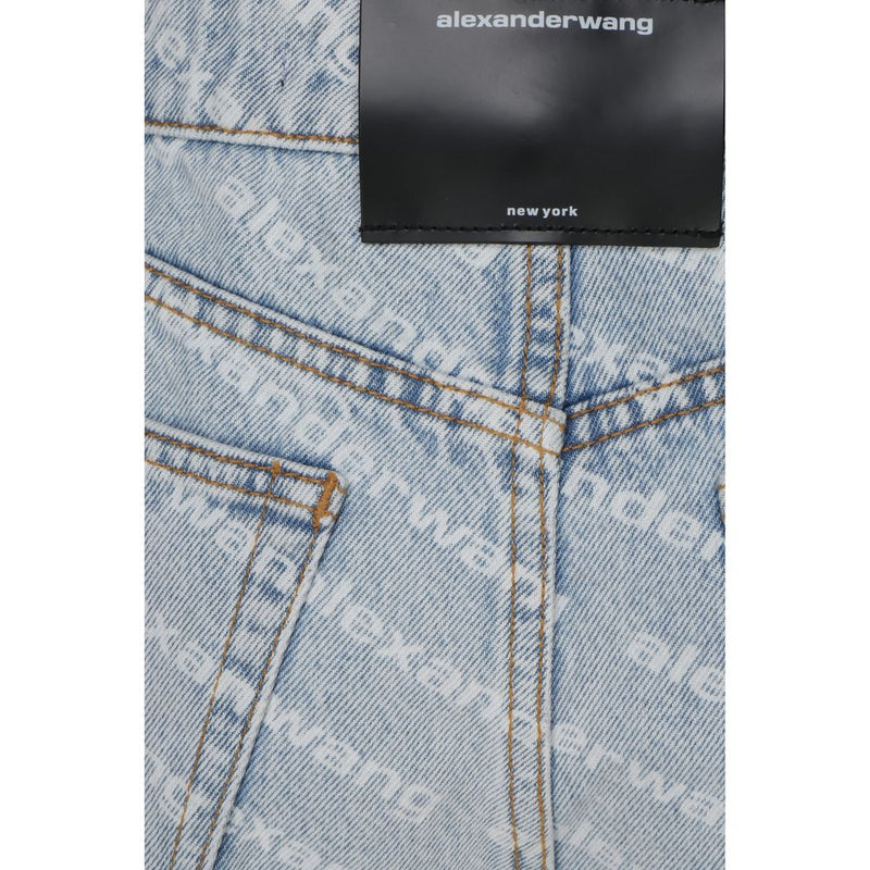 Bermuda en coton bleu Alexander Wang
