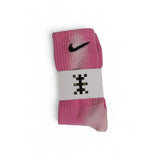 Nike Pink Cotton Socks - Unisex Long Socks for Comfort & Style