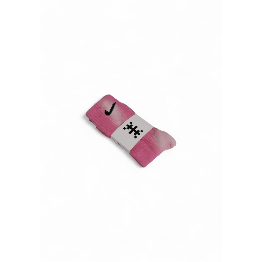 Nike Pink Cotton Socks - Unisex Long Socks for Comfort & Style