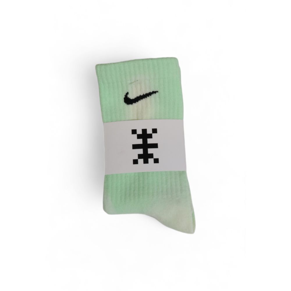 Chaussettes Nike Vertes en Coton - Confortables et Longues