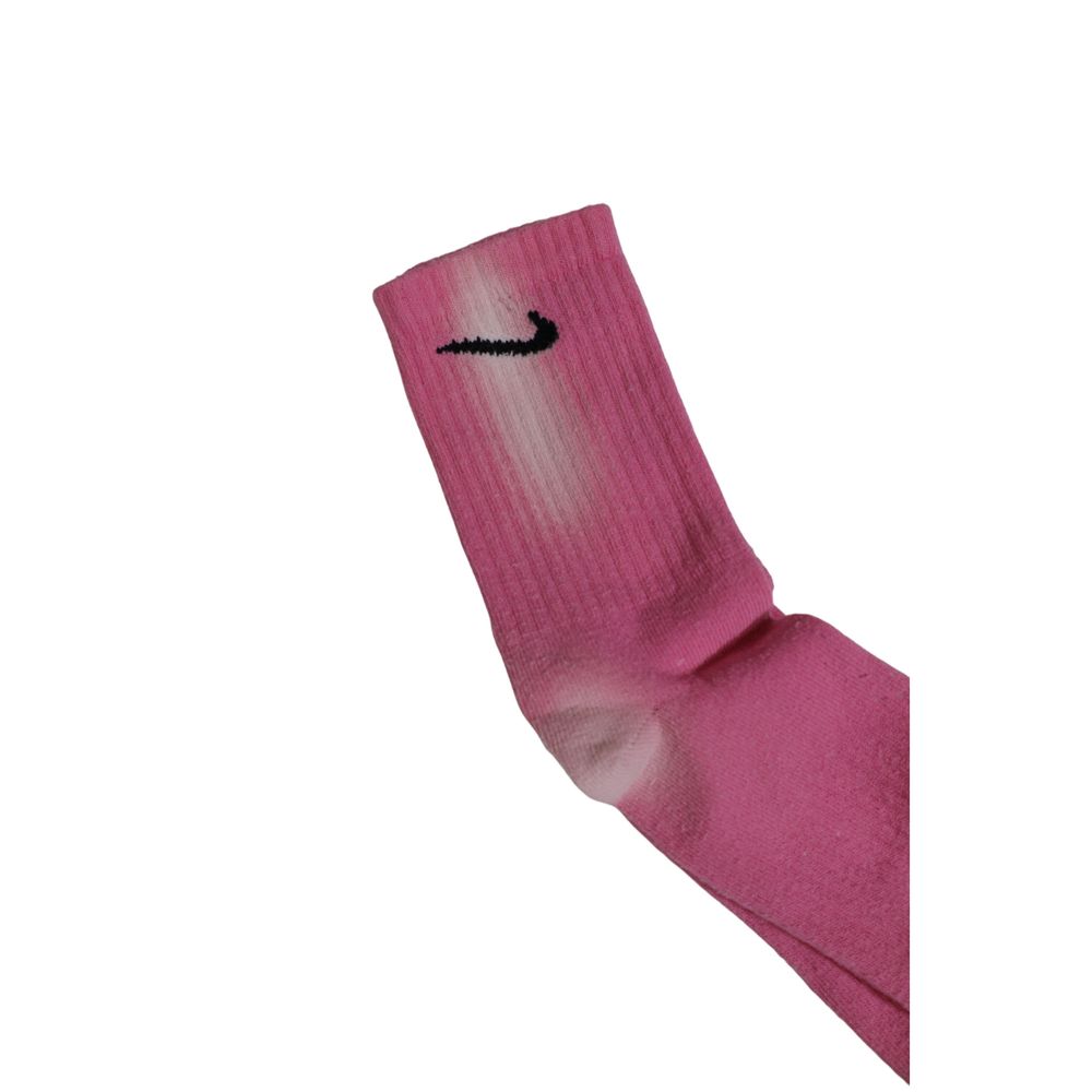 Nike Pink Cotton Socks - Unisex Long Socks for Comfort & Style