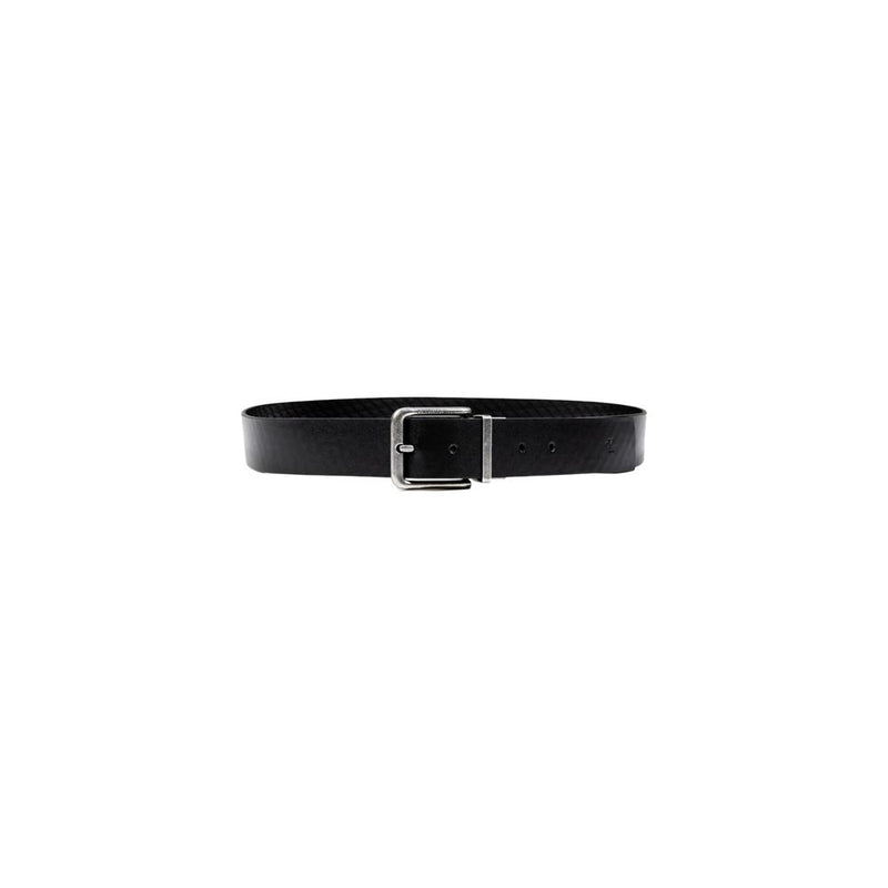 Ceinture en cuir noir Calvin Klein