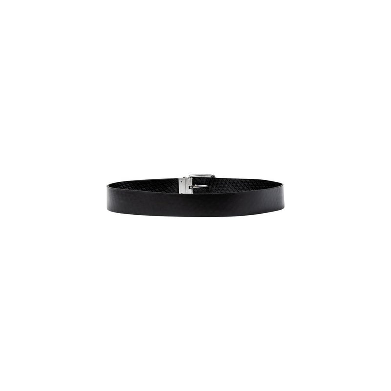 Ceinture en cuir noir Calvin Klein