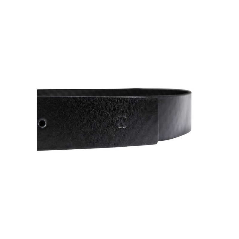 Ceinture en cuir noir Calvin Klein