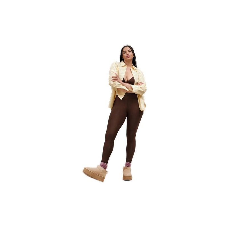UGG Classic Ultra Mini Platform Beige Suede Ankle Boots
