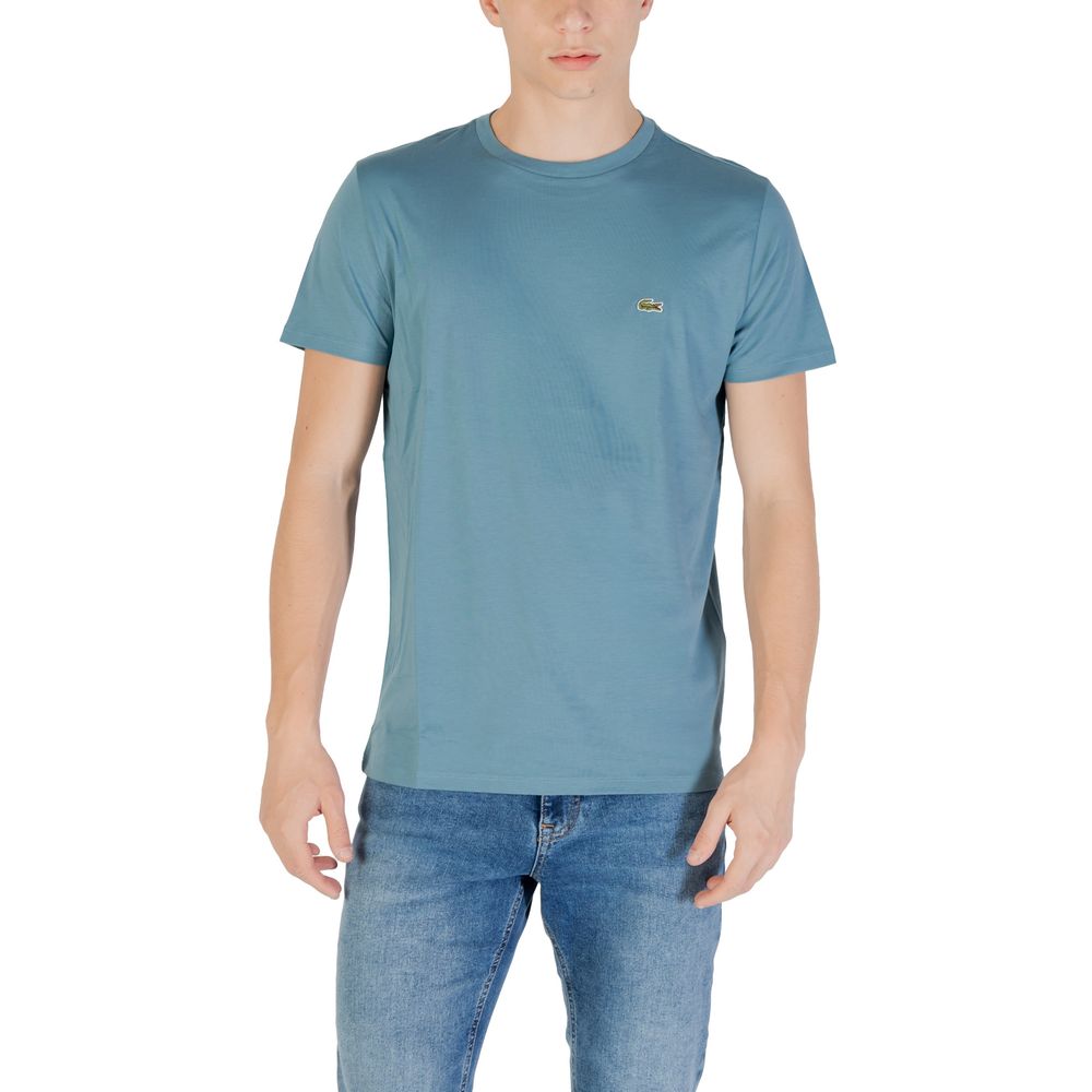 T-shirt Lacoste bleu en coton