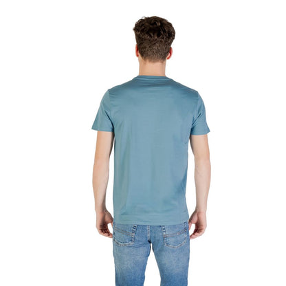 T-shirt Lacoste bleu en coton