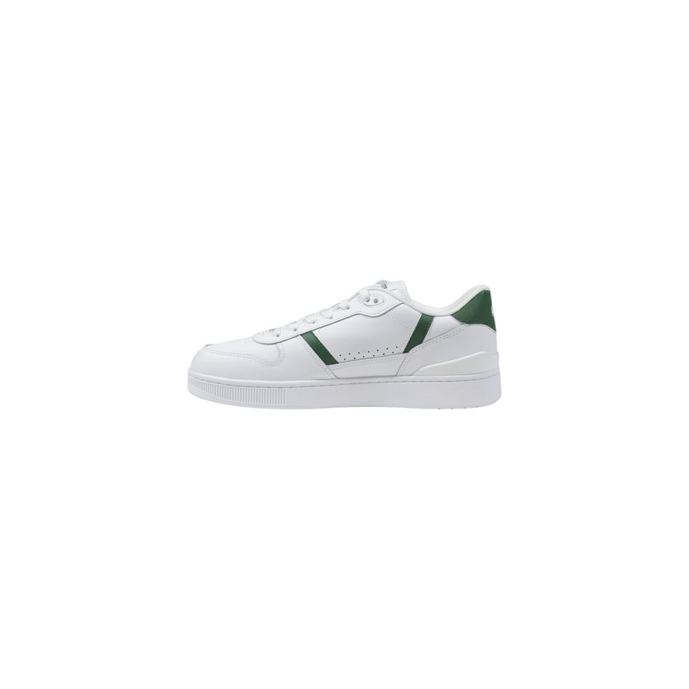 Baskets basses Lacoste en cuir vert