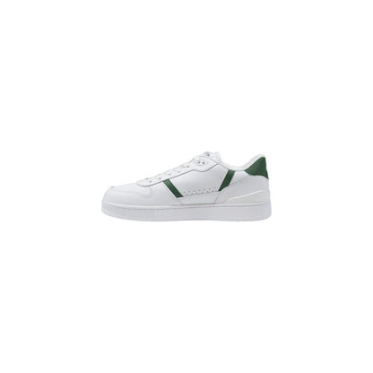 Baskets basses Lacoste en cuir vert