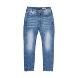 Displaj Blue Cotton Relaxed Fit Jeans for Men