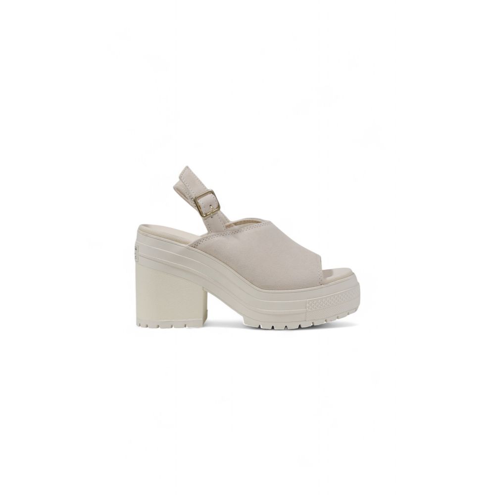 Converse CHUCK 70 DE LUXE Bicolor Suede Leather High Heel Pumps