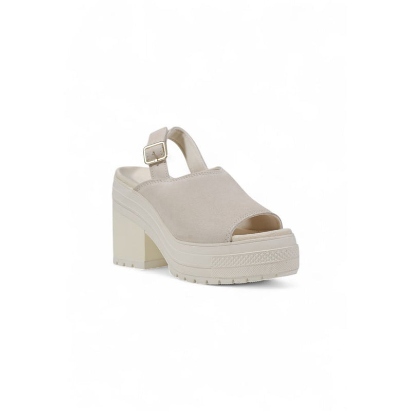 Converse CHUCK 70 DE LUXE Bicolor Suede Leather High Heel Pumps