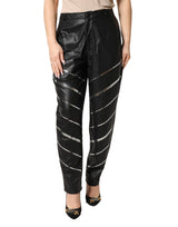 Pantalons Tapered Noir Embellie Philosophy di Lorenzo Serafini