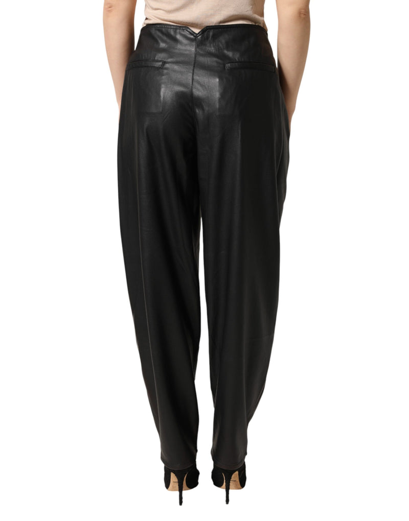 Philosophy di Lorenzo Serafini Black Embellished Tapered Pants