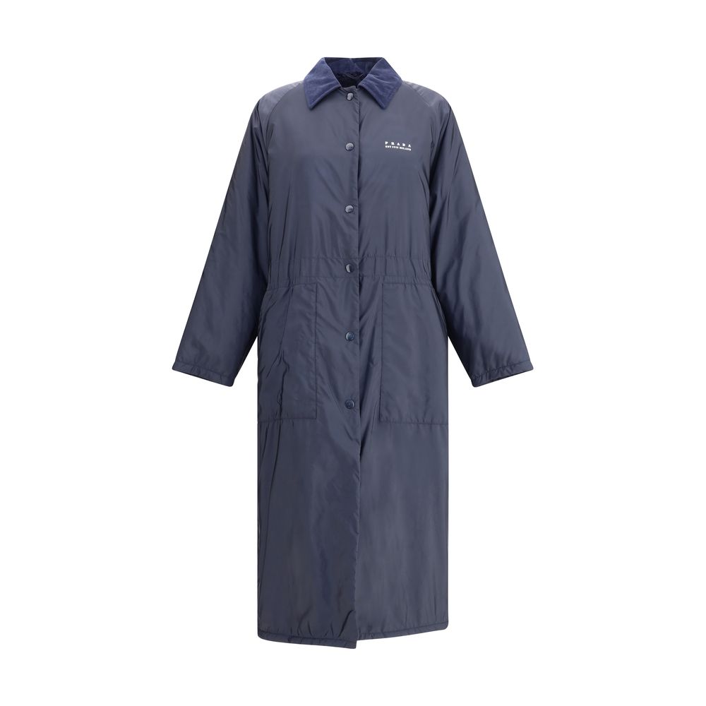 Prada Blue Gerecyclede Polyamide Kleding