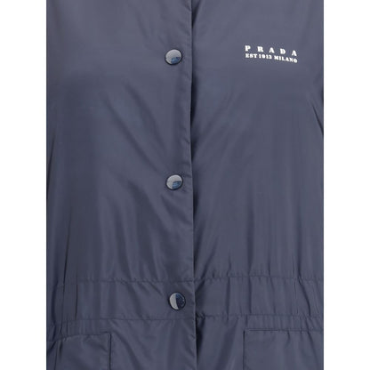 Prada Blue Gerecyclede Polyamide Kleding