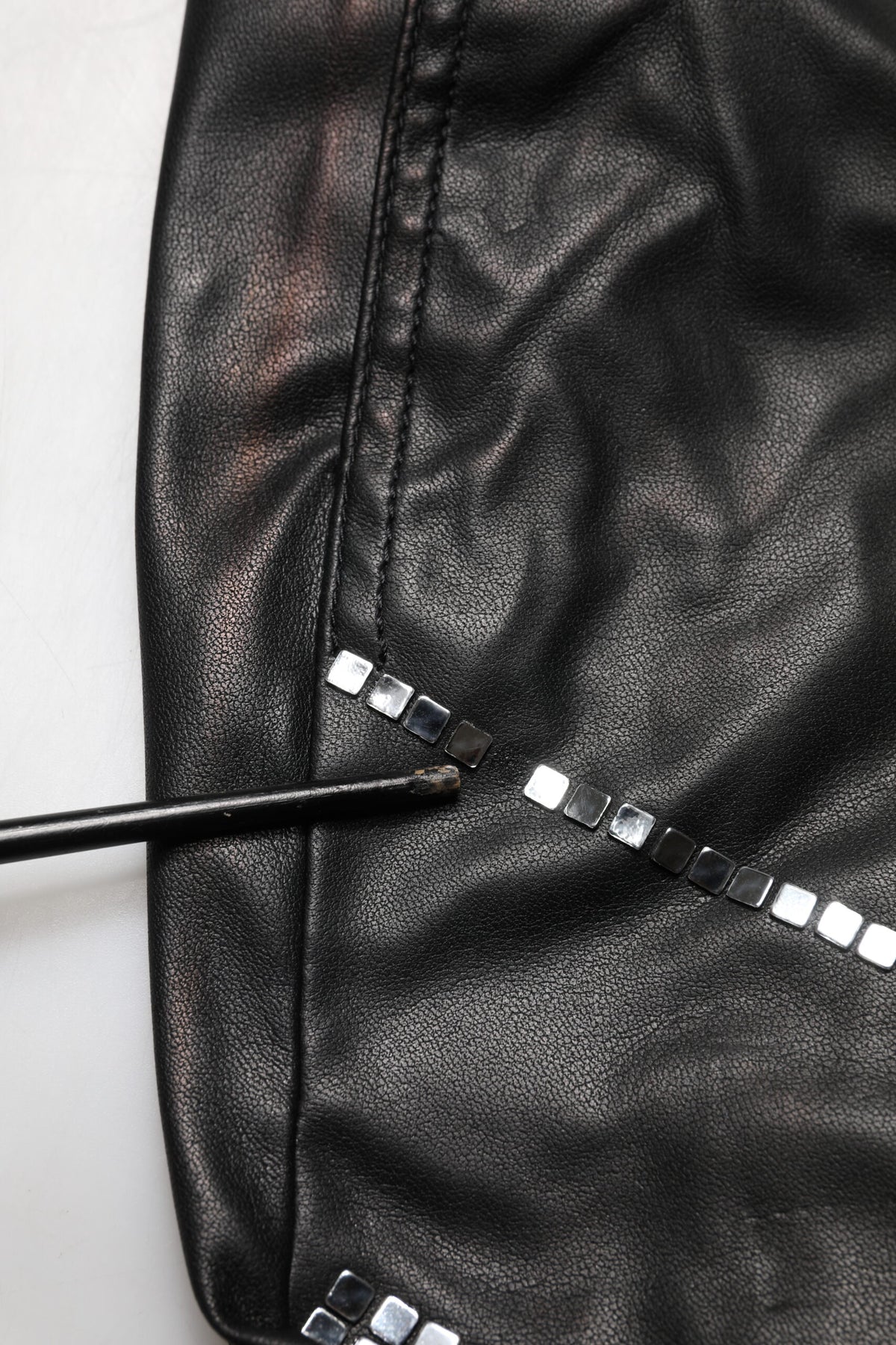 Pantalons Tapered Noir Embellie Philosophy di Lorenzo Serafini