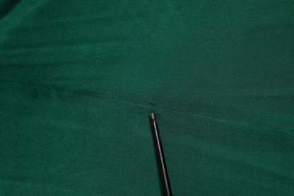 Dolce & Gabbana Dark Green High Waist Midi Skirt Pencil Cut Pleated