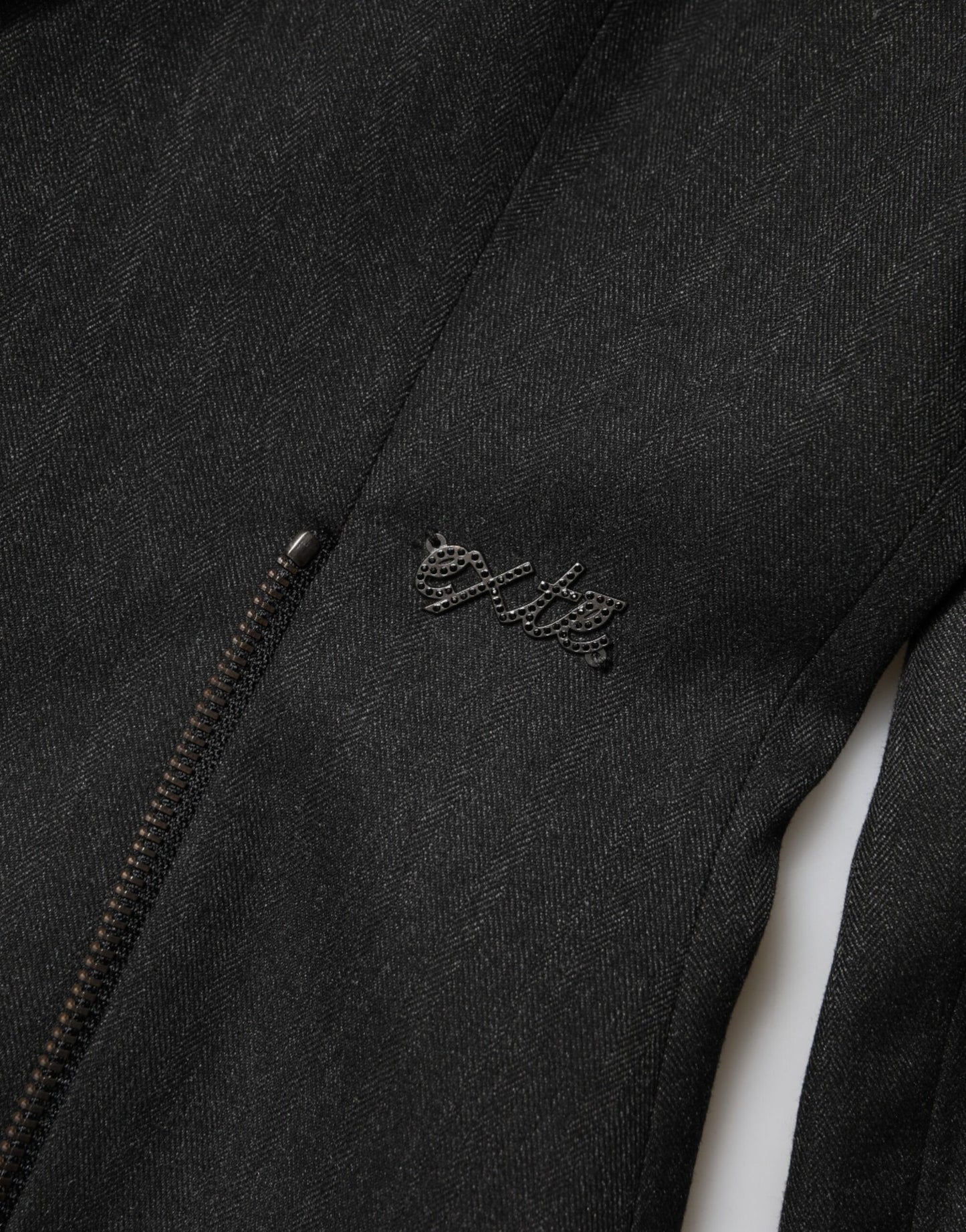 Ensemble veste blazer noire croisée pantalon 2 pièces