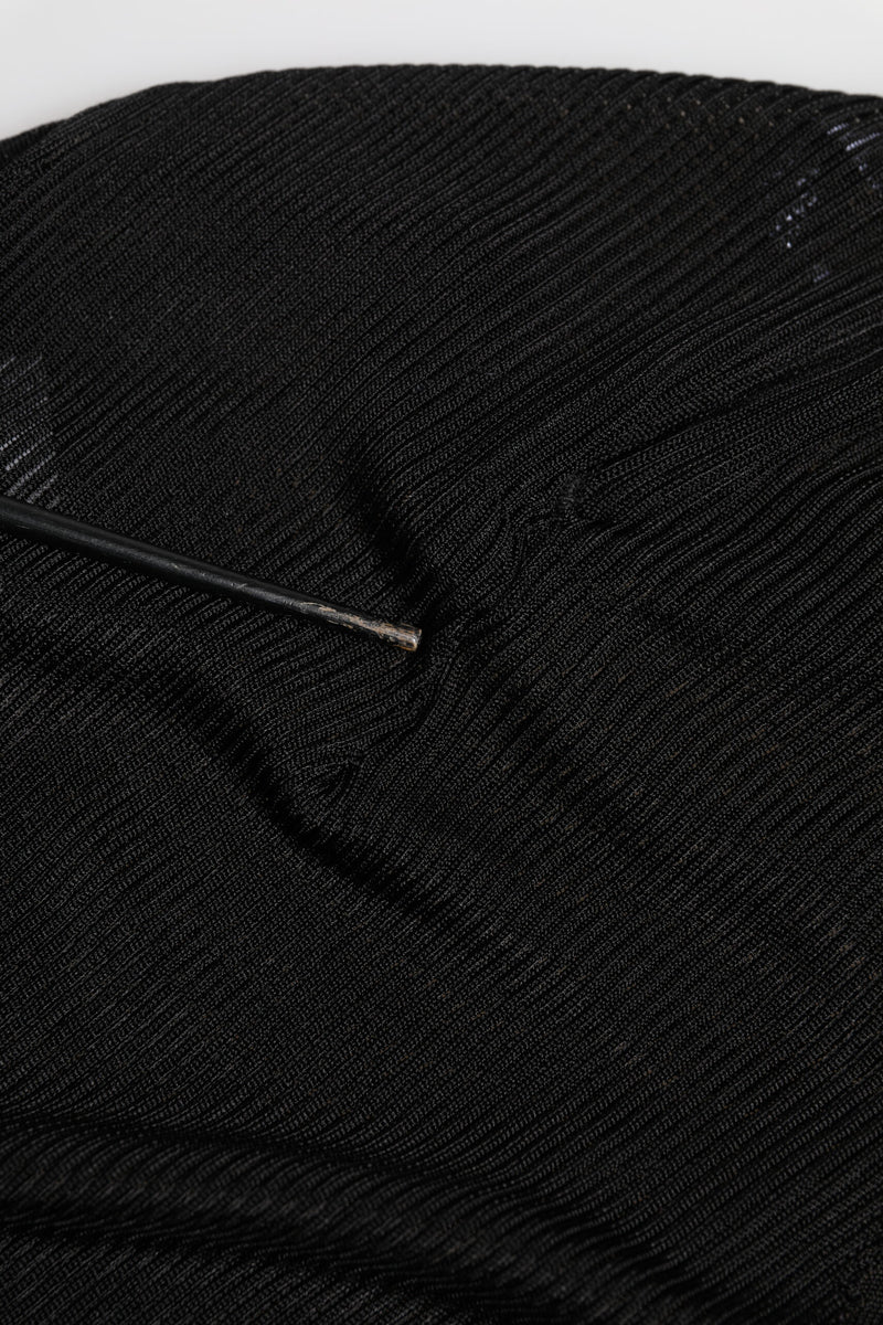 Dolce & Gabbana Black Viscose Turtle Neck Pullover Top