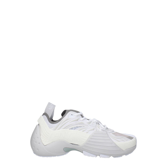 Baskets de sport en cuir blanc Lanvin